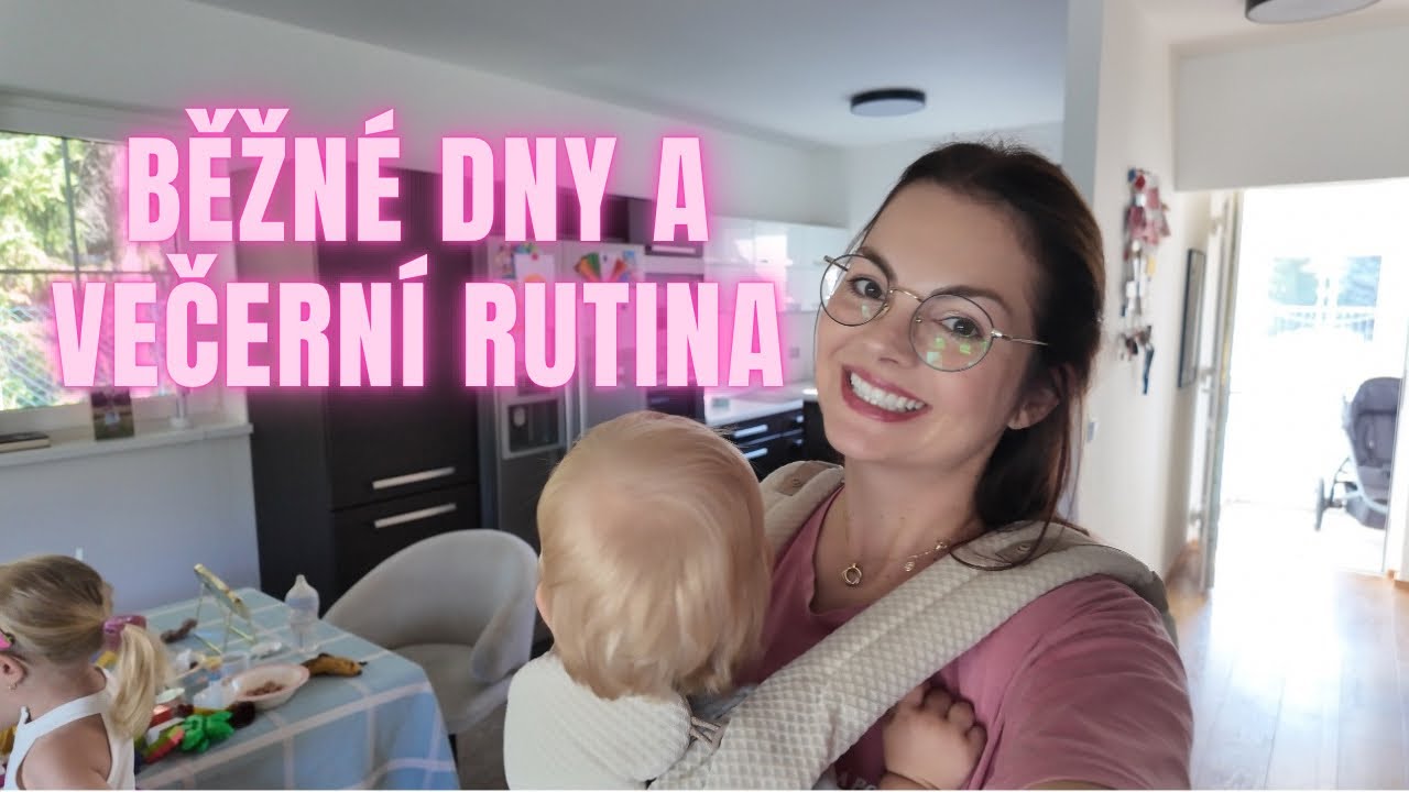 Večerní rutina se 3 dětmi, kontrola na očním a běžné dny | VLOG
