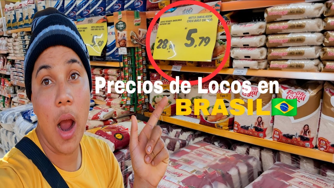 ¿Cuanto cuesta HACER SUPERMERCADO EN BRASIL?