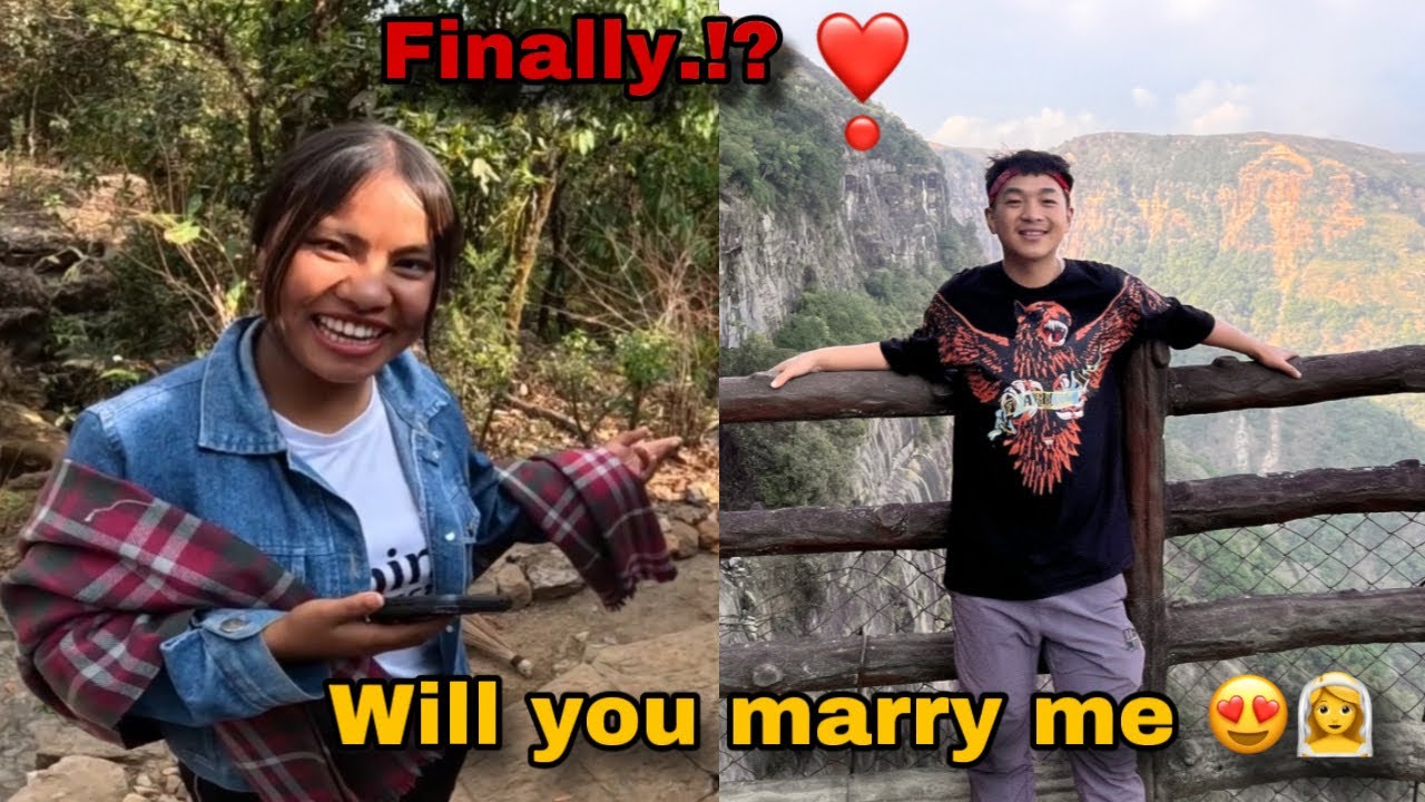 Will You Marry Me !?❣️Cherrapunji Meghalaya Northeast vlog || B Crazy Ep1