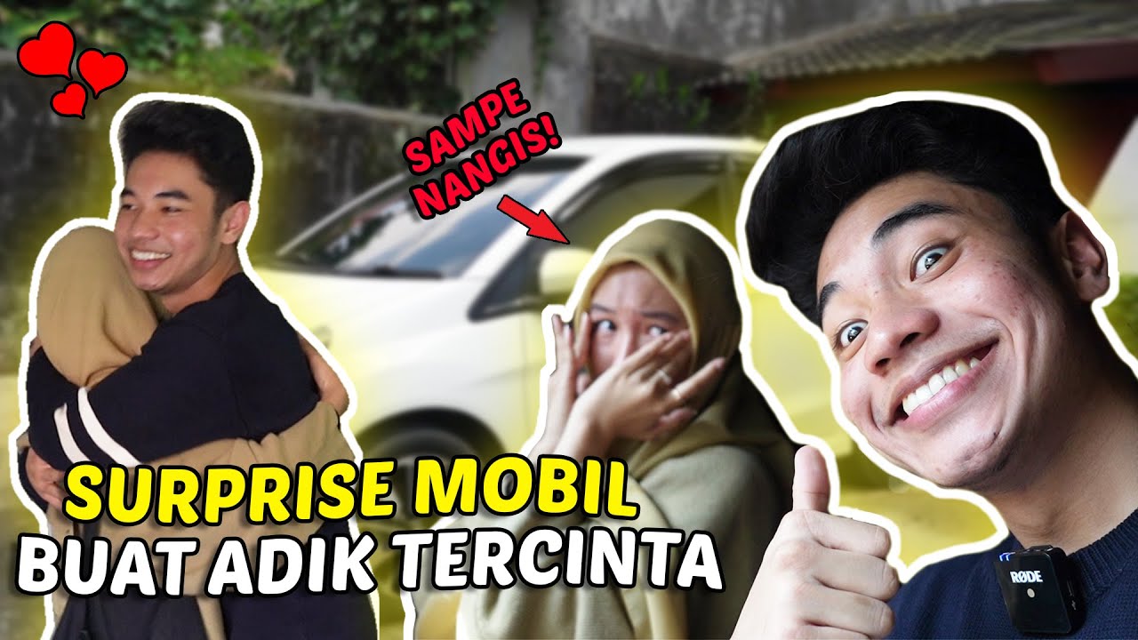 Adek Aku Ganyangka Dapet Hadiah Mobil Baru !! Langsung Nangis Terharuu !