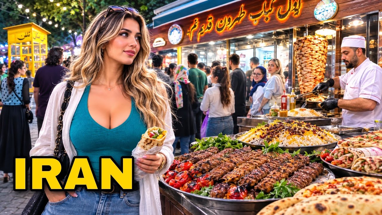 What is tehran REALLY like? 🇮🇷 | Street FOOD , fresh BARBARY bread &pound; kebabs