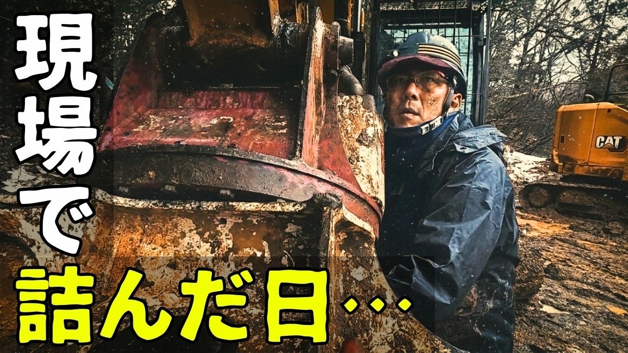 【実録】直せない日もある│残雪の山奥で孤軍奮闘する重機整備士のリアルな1日に密着│鳥取市の重機修理屋GEAR TRYM