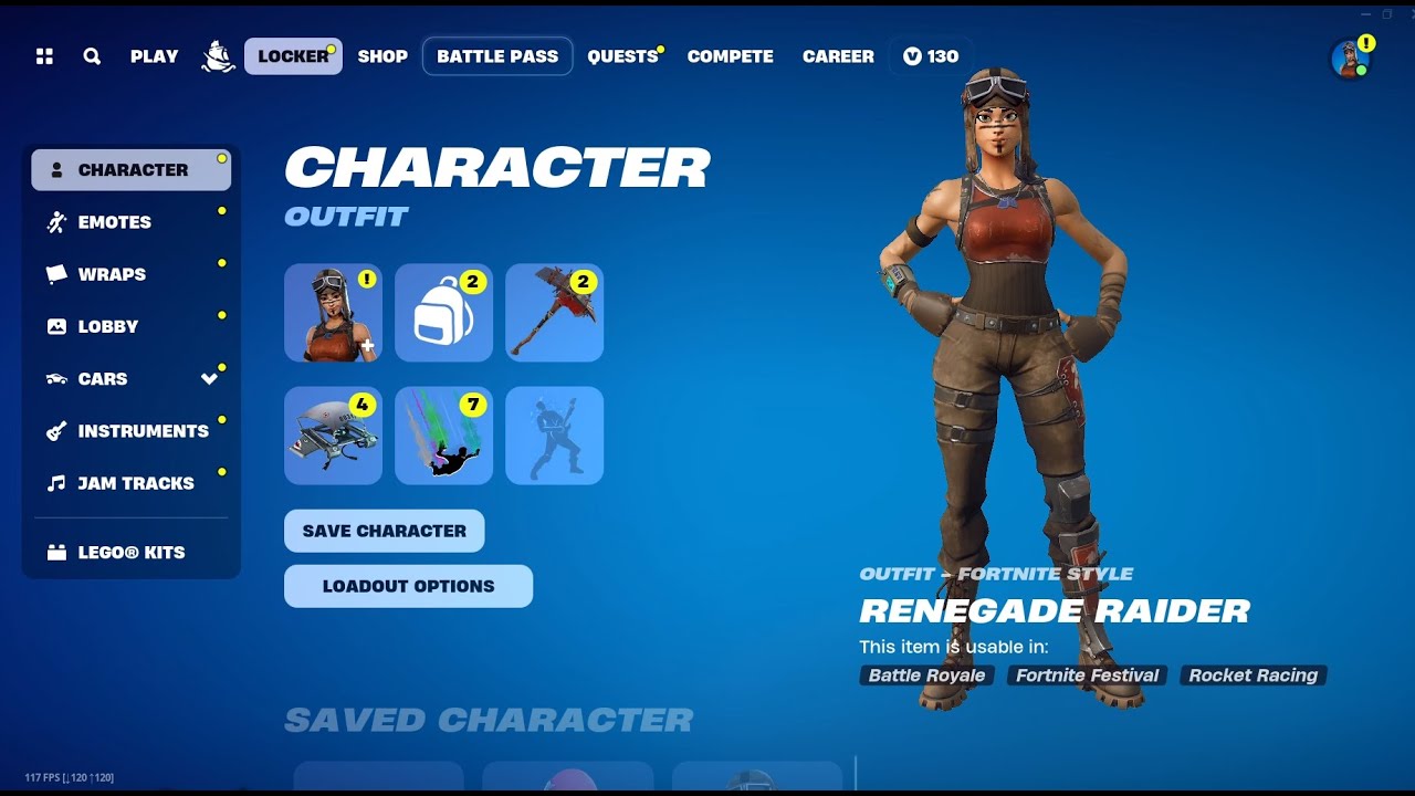 MY OG FORTNITE ACCOUNT LOCKER TOUR (2024)