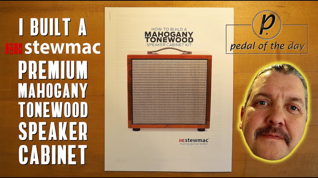 I Built a StewMac Premium Mahogany Tonewood Speaker Cabinet Kit!