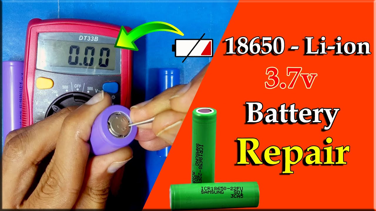 18650 3.7v Li-ion DEAD Battery Repair | How to Repair Laptop Dead Battery Free of Cost | DIY Repair