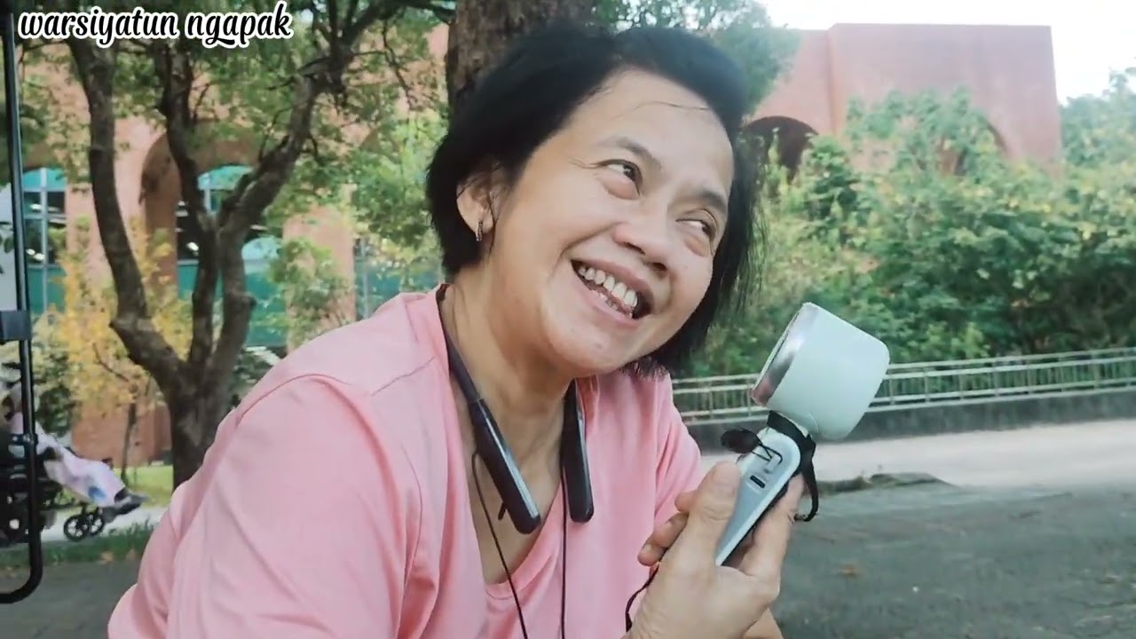 Jumat Berkah, berbagi Mie ayam homemade di taman vlog tkwtaiwan 