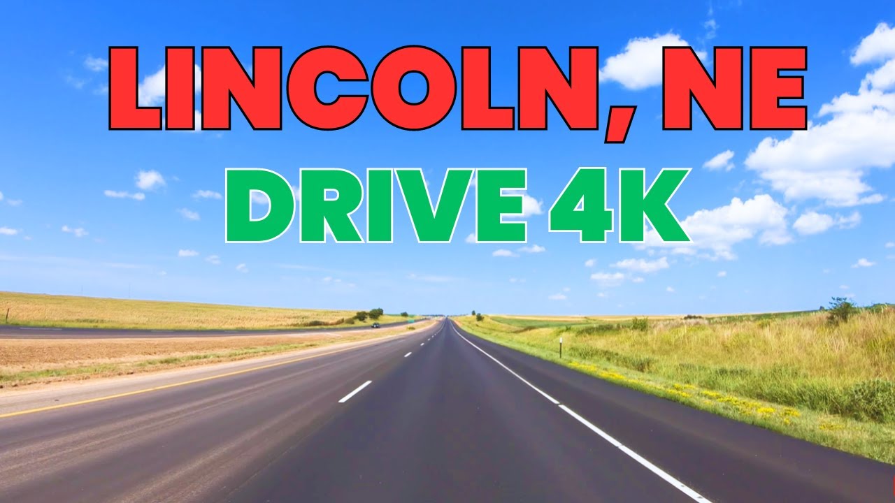 4K Highway Drive | Highway 77, Beatrice to Lincoln, Nebraska, USA | Most Beautiful Places  Travel