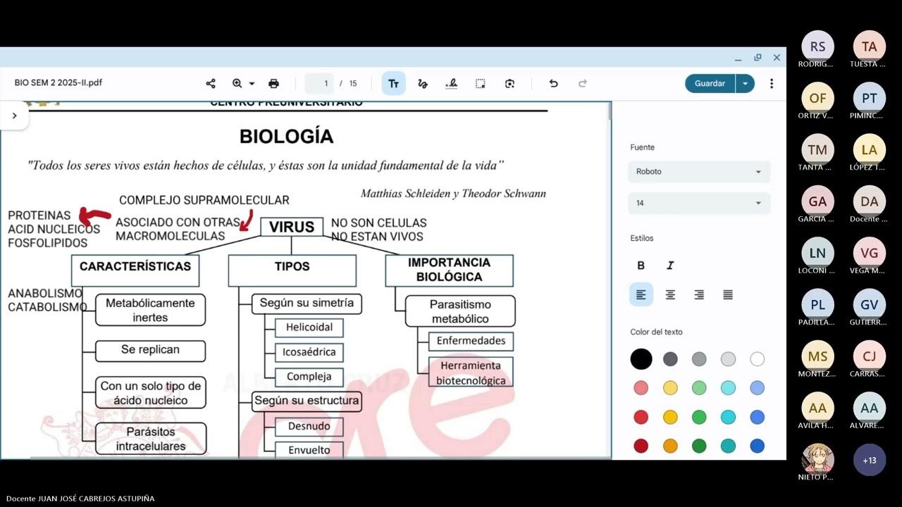 Biología - Semana 02 - Pre San Marcos Ciclo 2025-II (Nuevo Ciclo)