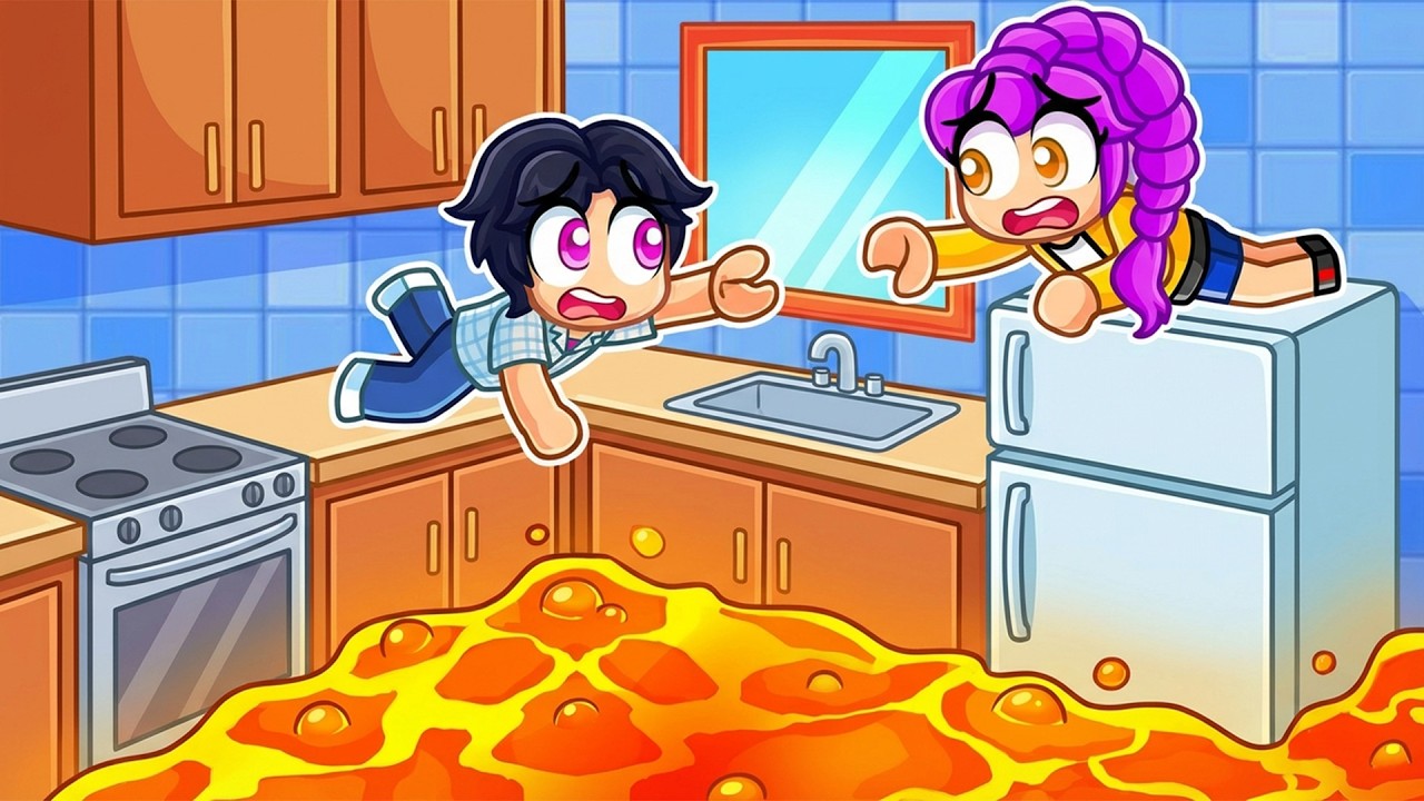 Roblox FLOOR IS LAVA! Kpop Demon Hunters