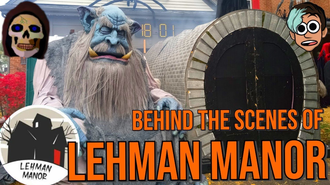 Behind The Scenes Of Lehman Manor 2023!! - Brick Thunder's Haunted House!