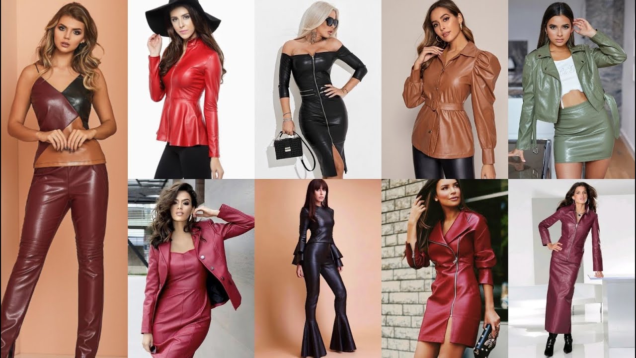 Leatherfashion most demanding designs ideas of leather dress's for girls #leatherfashion #2023