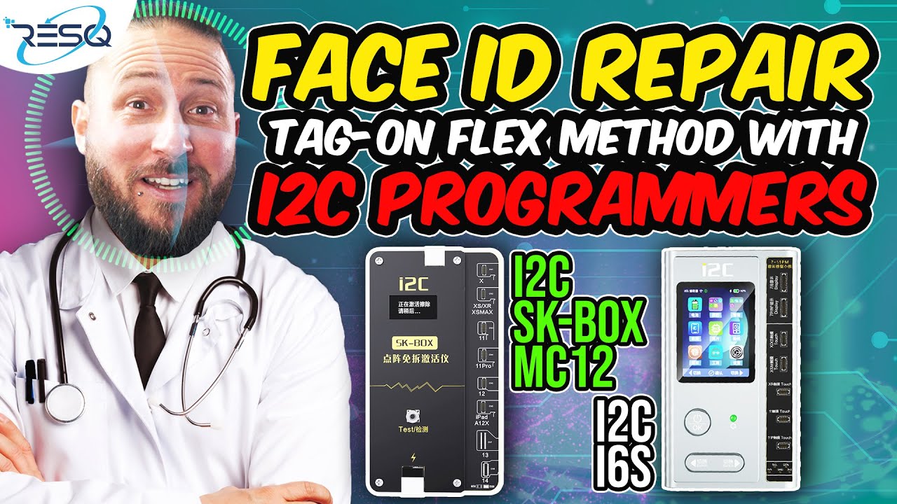 Ремонт Face ID: метод Tag-On Flex с (НОВЫМИ) программаторами i2C! Самый простой способ? БЕЗ ПАЙКИ! - Как сделать