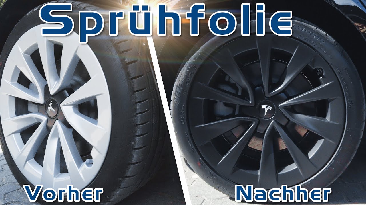 Sprühfolie - Die günstige und einfache Alternative zum Felgen lackieren