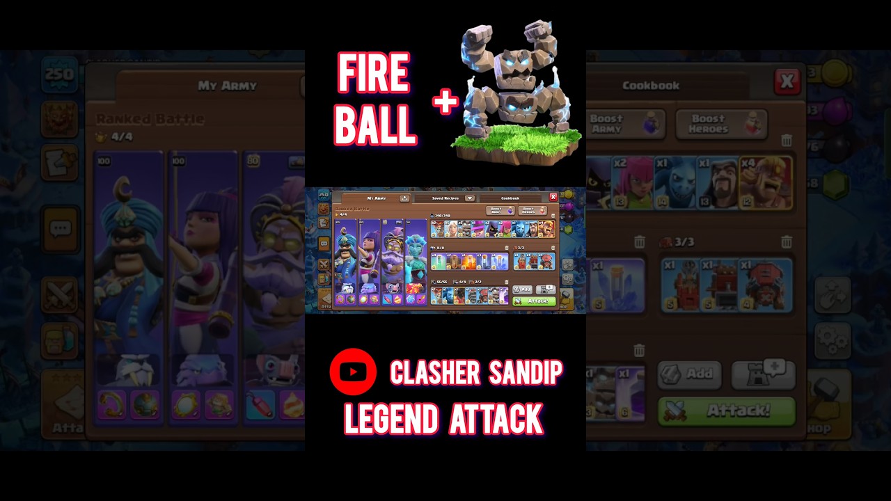 TH18 Meteor Golem + Fireball is DESTROYING Bases after UPDATE in Legend League 