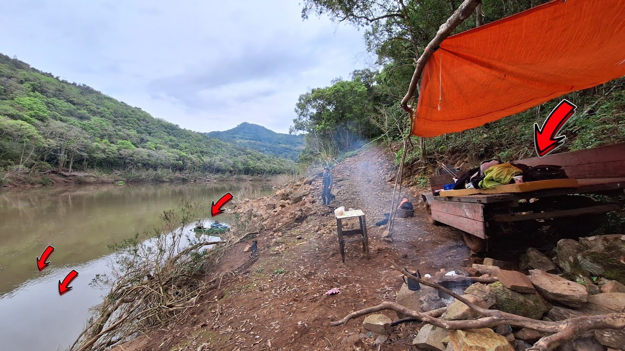Acampamos no Jeríco, Pescamos Carpa,Lambari e Jundiá na Antiga Ceva.