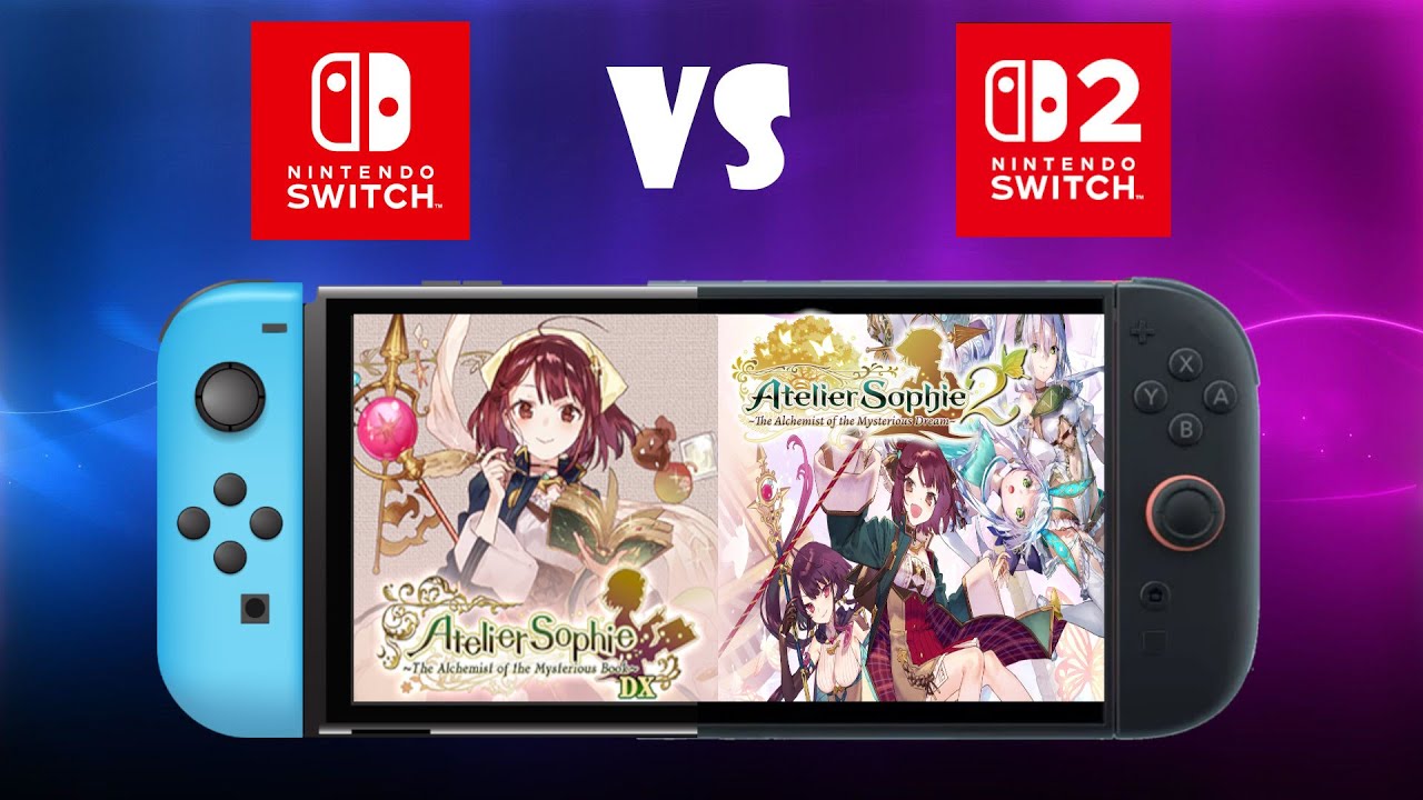 Switch против Switch 2: Atelier Sophie DX / Atelier Sophie 2