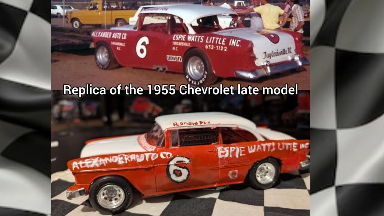 Model Car Build Of The 1955 Chevy Late model stock car