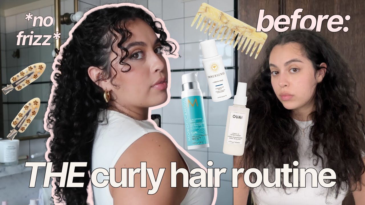 The only curly hair routine you'll ever need. ♡Wash & Style Tutorial for 3A/3B curls♡