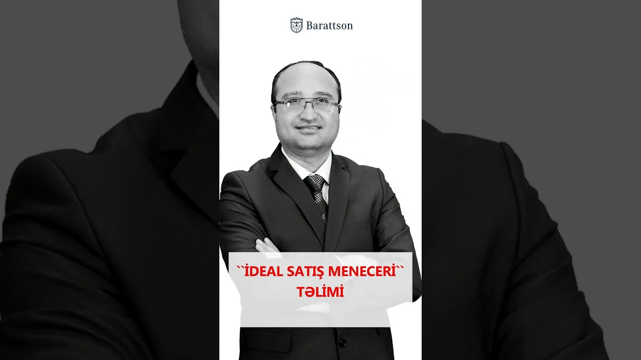 Şirkətinizin gəlirləri artacaq. İdeal Satış Meneceri təliminə qoşulun. #satis #barattson #strategiya