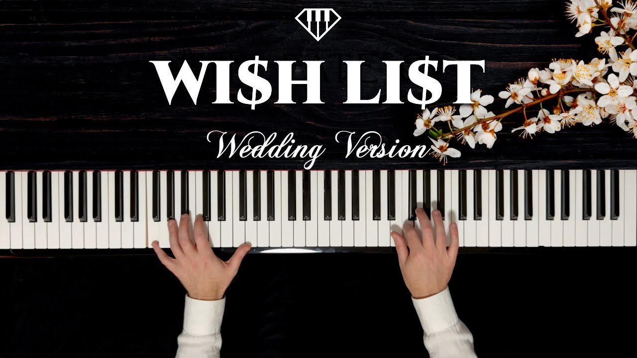 Imagine walking down the aisle to WI$H LI$T by Taylor Swift on Piano