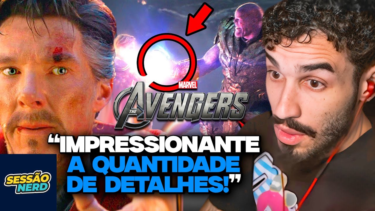 TODOS OS DETALHES QUE VOCÊ PERDEU EM VINGADORES ULTIMATO! | REACT SESSÃO NERD
