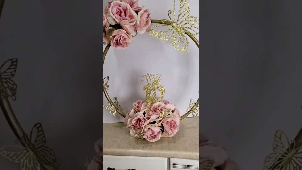 idea para Centro de mesa de 15 años #15años #quinceañera Quince #decoration