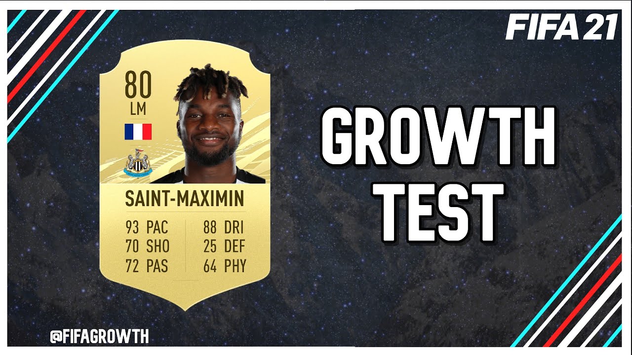 Allan Saint-Maximin Growth Test! FIFA 21 Career Mode