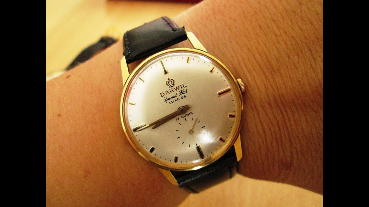 Darwil Specail Flat Luxe 66 Vintage Watch