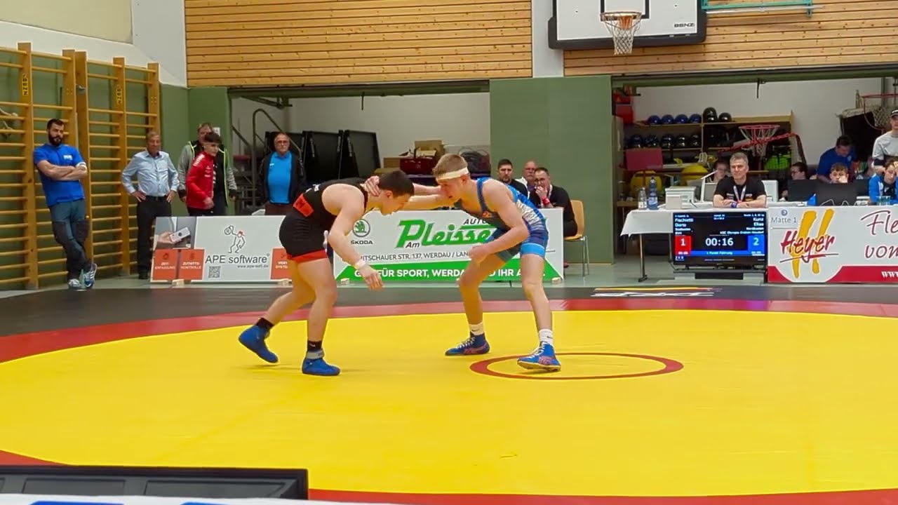 WRESTLING/RINGEN DM A-JUGEND BIS 60KG FISCHETTI,D(SÜDBADEN)-KUNZ,E(NORDBADEN)