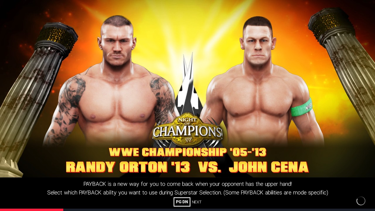 WWE 2K19 Randy Orton (2013) VS John Cena  CPU VS CPU  WWE CHAMPIONSHIP Lets See Who Will Be Champ ??