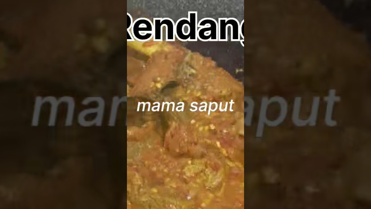 Rendang daging sapi 