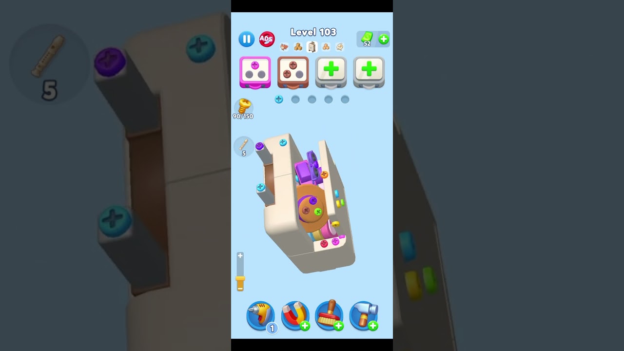 Happy screw games level 103 