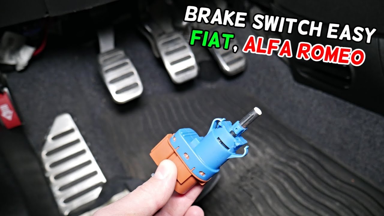 КАК ЗАМЕНИТЬ ВЫКЛЮЧАТЕЛЬ СТОП-СИГНАЛА НА FIAT ALFA ROMEO