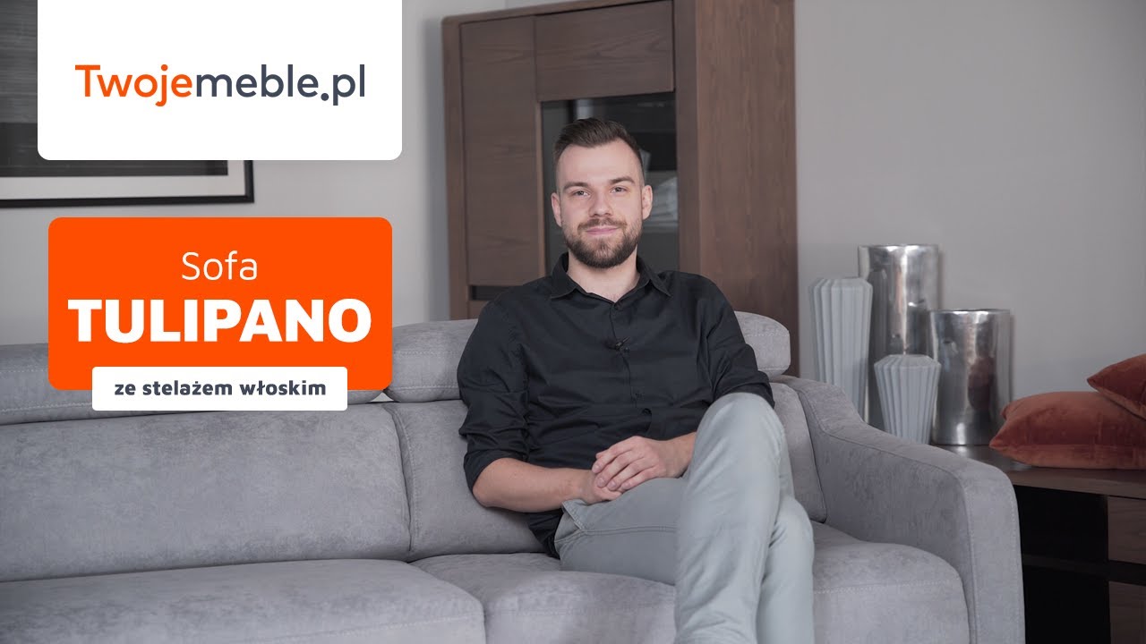 Stelaż włoski czyli łóżko ukryte w sofie - testujemy sofę Tulipano!