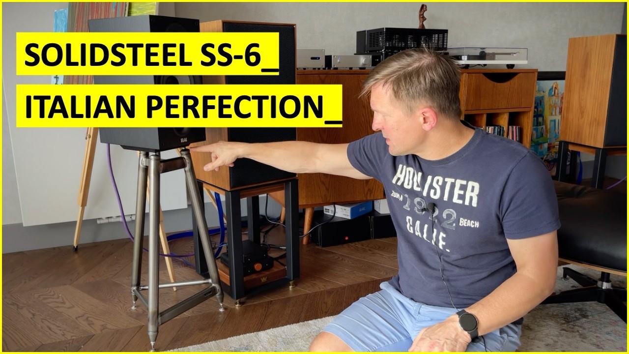 SolidSteel SS-6 - the COOLEST looking speaker stands from Italy