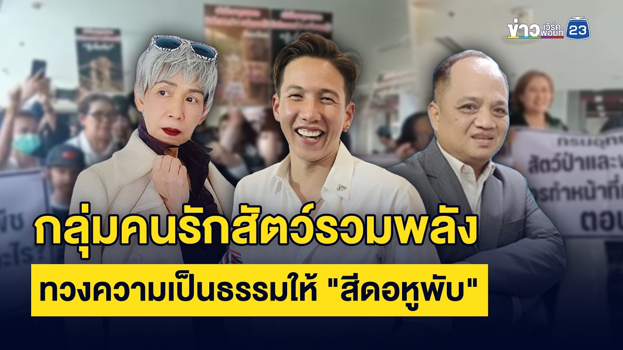 กลุ่มคนรักสัตว์สุดทน รวมพลร่วมทวงความยุติธรรมให้ช้างป่า 