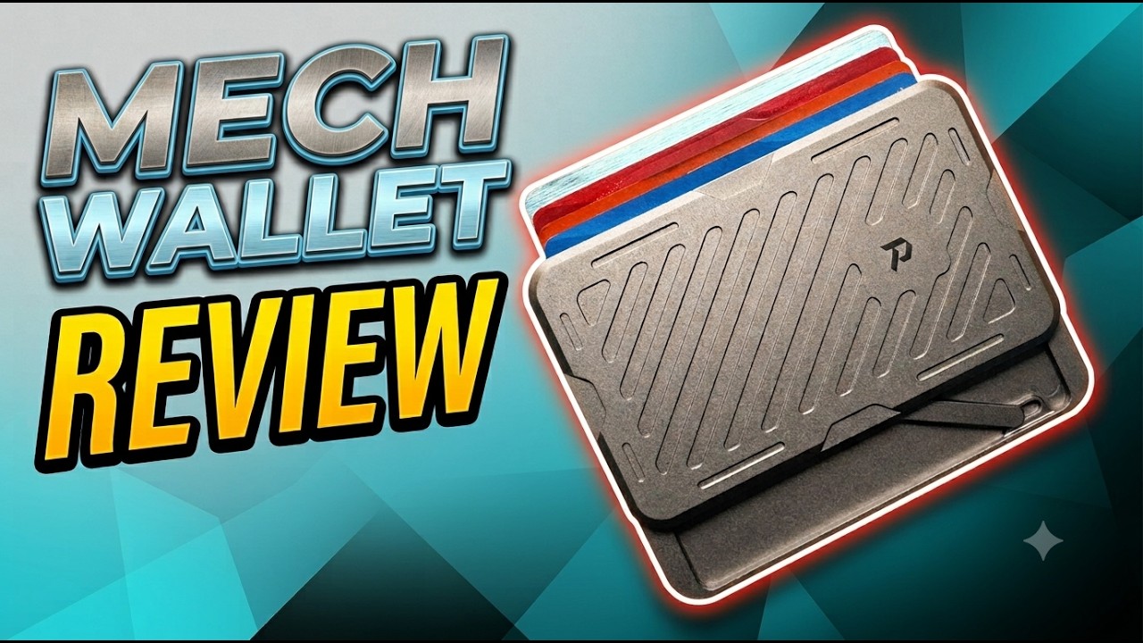 PunCube Mech Wallet Review...Try NOT to Fidget with This!