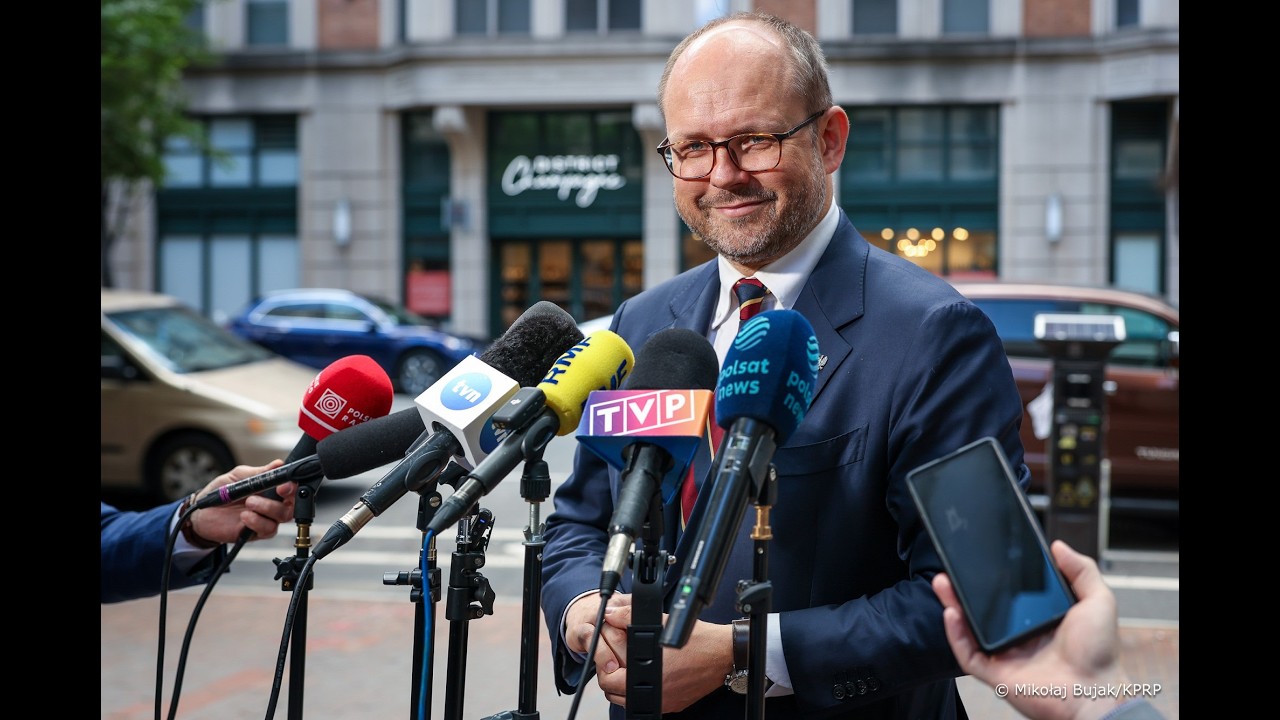Waszyngton. Briefing Szefa BPM Marcina Przydacza.