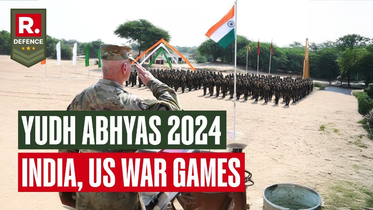 India, US Army Troops Join Forces for 'Yudh Abhyas 2024' Military Exercise in Rajasthan