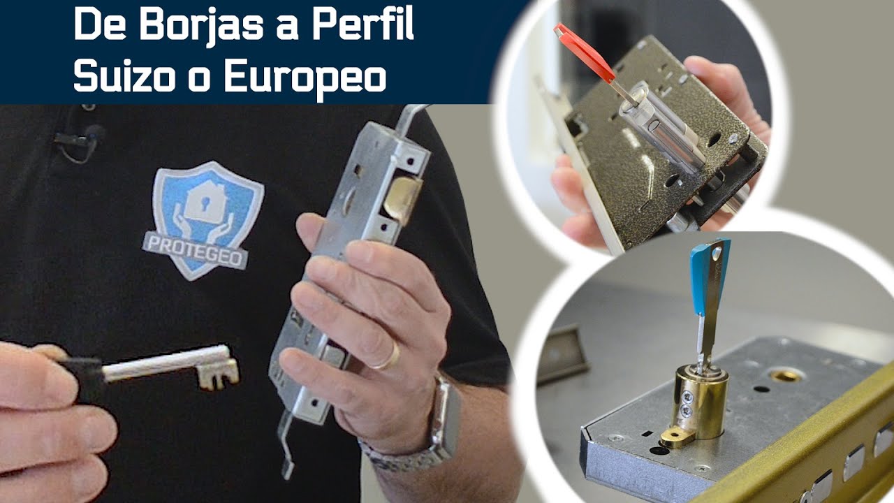 💥 2 Opciones para ACTUALIZAR una CERRADURA ANTIGUA DE BORJAS | ¿Perfil Suizo o Europeo?