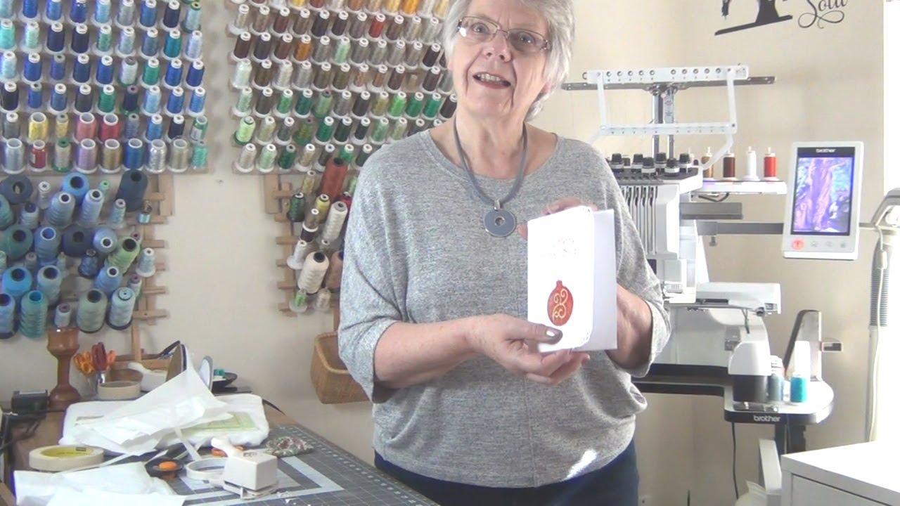 Embroidery Greeting Card Tutorial