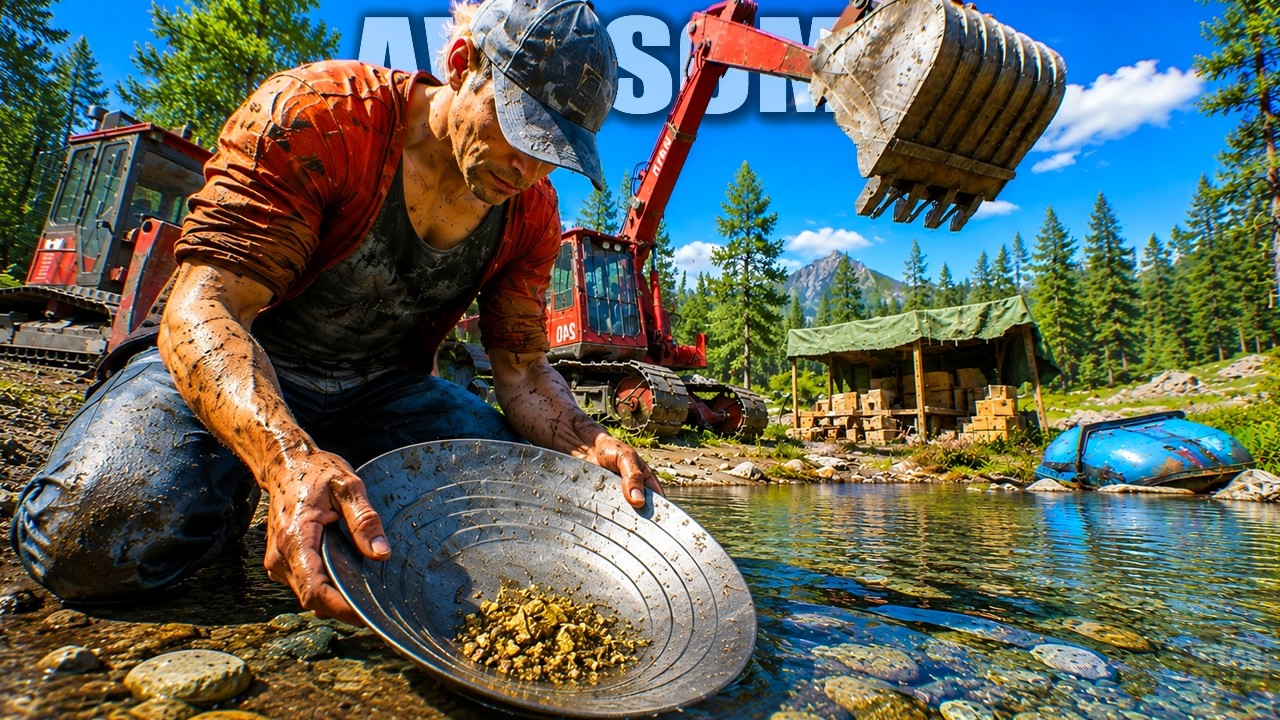 This is a NEW Alaskan Gold Mining Game...
