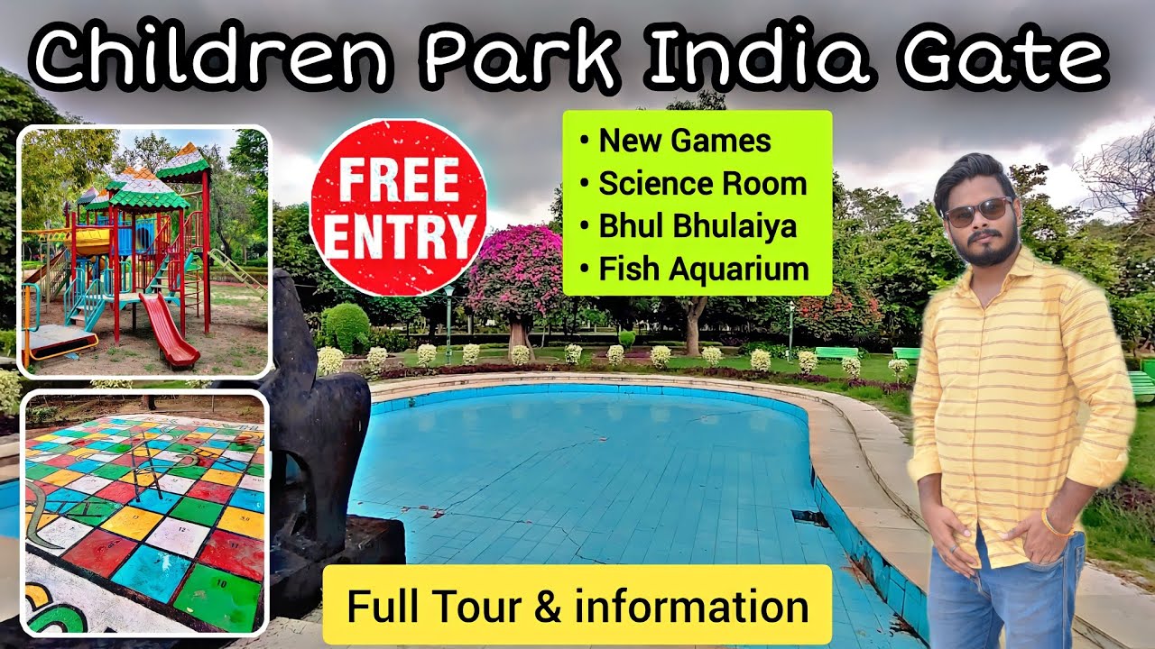 Children Park India Gate / India Gate Children Park Delhi/ Children Park Delhi  Bhul Bhulaiya Etc