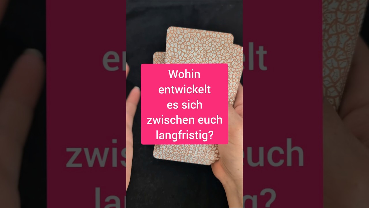 Wohin entwickelt es sich zwischen euch langfristig? #tarot #tarotreading #orakelheute #liebe