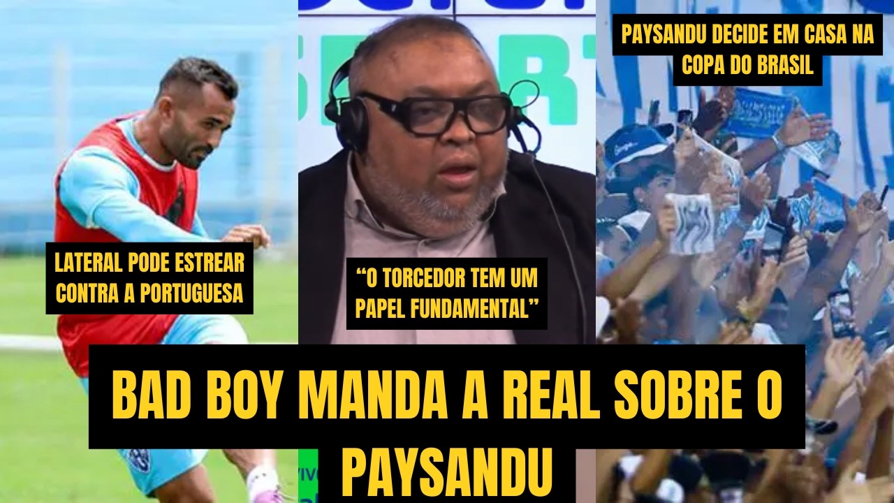 Decisão na Curuzu: Bad Boy exalta o papel fundamental da torcida do Paysandu na Copa do Brasil!