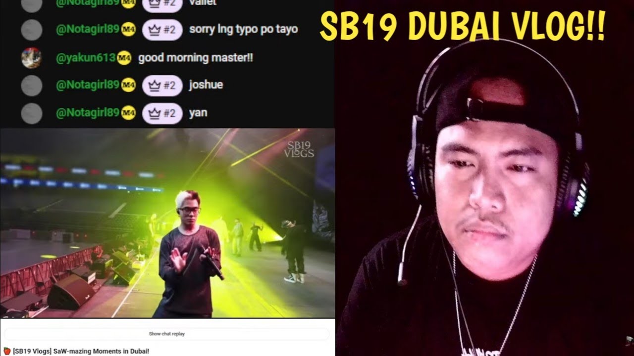 SB19 VLOG IN DUBAI & MORE LIVE REACTION!!