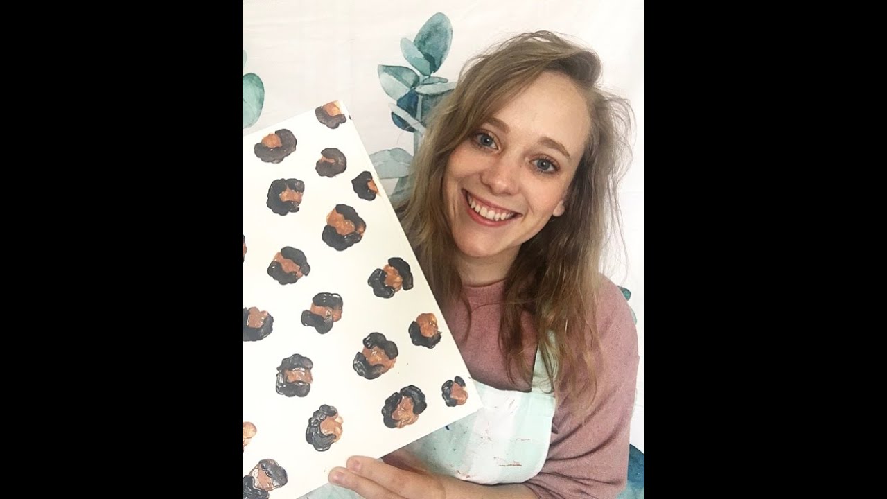 Leopard Print Painting Tutorial