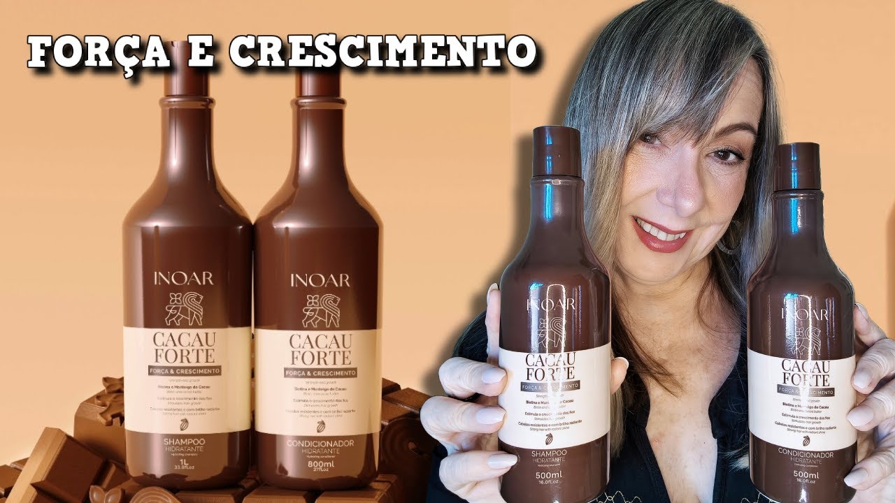 INOAR CACAU FORTE shampoo e condicionador