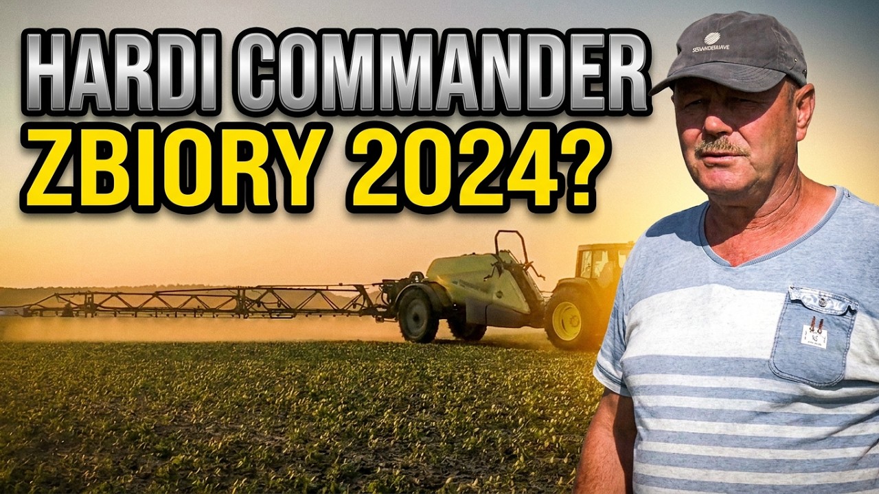 Opryskiwacz Hardi Commander. Jakie zbiory koło Hrubieszowa?