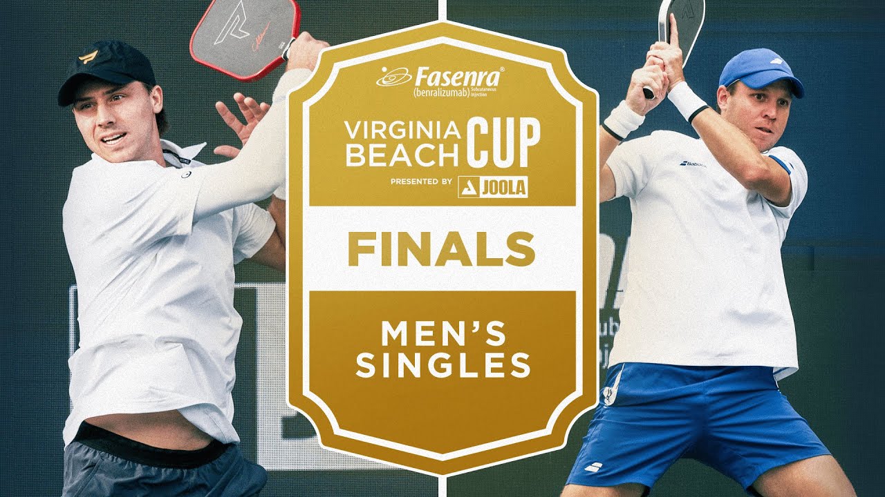 Christian Alshon v Christopher Haworth at the Fasenra Virginia Beach Cup presented by Joola